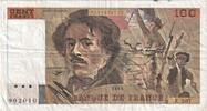 France 100 Francs Delacroix, E.207, Fayette:69bis.05, KM:154g -