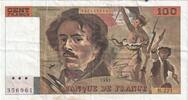 France 100 Francs Delacroix, B.221, Fayette:69bis.7, KM:154g -