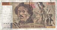 France 100 Francs Delacroix, C.137, Fayette:69bis.1a, KM:154d -