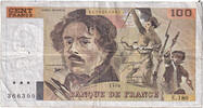 France 100 Francs Delacroix, E.180, Fayette:69bis.02d -