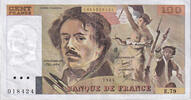 France 100 Francs Delacroix, E.79, Fayette:69.8a, KM:154b -