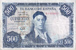 Spain 500 Pesetas Banknote, 1954-07-22, KM:148a -