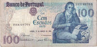 Portugal 100 Escudos Banknote, 1985-03-12, KM:178d -