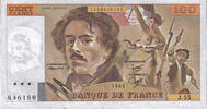 France 100 Francs Delacroix, J.55, Fayette:69.06, KM:154b -