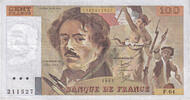 France 100 Francs Delacroix, F.64, Fayette:69.07, KM:154b -