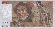 France 100 Francs Delacroix, X.64, Fayette:69.07, KM:154b -