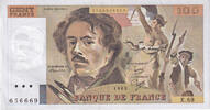 France 100 Francs Delacroix, E.69, Fayette:69.07, KM:154b -