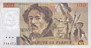 France 100 Francs Delacroix, K.74, Fayette:69.08a, KM:154b -