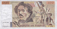 France 100 Francs Delacroix, V.106, Fayette:69.10, KM:154b -