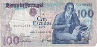Portugal 100 Escudos Banknote, 1985-03-12, KM:178d -
