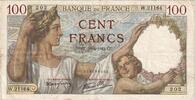 France 100 Francs Sully, W.21164, Fayette:26.51, KM:94 -