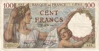 France 100 Francs Sully, C.27311, Fayette:26.63, KM:94 -