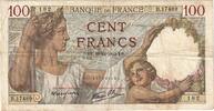 France 100 Francs Sully, B.17489, Fayette:26.43, KM:94 -