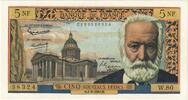 5 Nouveaux Francs 1962 Frankreich Victor Hugo, W.80, UNZ, Fayette:56.11 UNZ