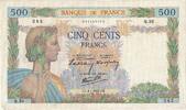 France 500 Francs La Paix, Q.58, Fayette:32.1, KM:95a -