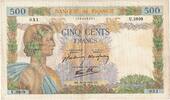 France 500 Francs La Paix, U.3809, Fayette:32.23, KM:95b -