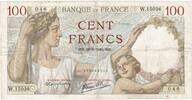 France 100 Francs Sully, W.15036, Fayette:26.38, KM:94 -