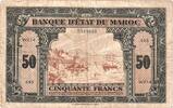 Morocco 50 Francs 1943-08-01, KM:26a -