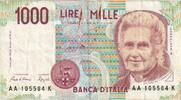 Italy 1000 Lire Undated (1990), KM:114a -