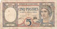 French Indo-China 5 Piastres FRENCH INDO-CHINA, Undated (1927), KM:49b -