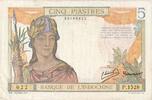 French Indo-China 5 Piastres FRENCH INDO-CHINA, Undated (1936), KM:55c -