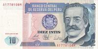 Peru 10 Intis 1987-06-26 -