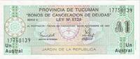 Argentina 1 Austral UNZ -