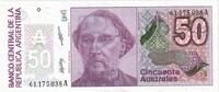 Argentina 50 Australes UNZ -