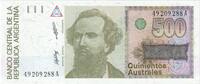 Argentina 500 Australes UNZ -