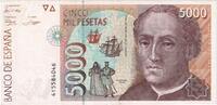 Spain 5000 Pesetas 1992-10-12 -