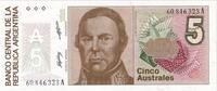 Argentina 5 Australes UNZ -