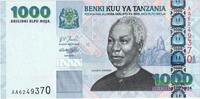 Tanzania 1000 Shilingi UNZ -