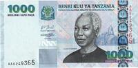Tanzania 1000 Shilingi UNZ- -