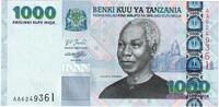 Tanzania 1000 Shilingi UNZ -
