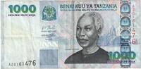 Tanzania 1000 Shilingi S+ -