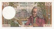 France 10 Francs Voltaire, 1968-07-04, X.412 -