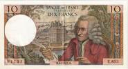 France 10 Francs Voltaire, 1971-01-08, E.653 -