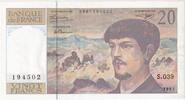 France 20 Francs Debussy, S.039 -