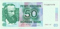 Norway 50 Kroner UNZ- -
