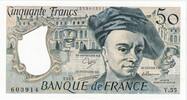 50 Francs 1989 Frankreich Quentin de La Tour, Y.55, UNZ UNZ