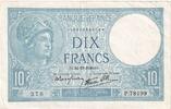 France 10 Francs Minerve, 1940-10-24, P.78199 -