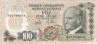 Turkey 100 Lira 1970-01-14 -