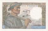 France 10 Francs Mineur, 1944-06-22, N.87 -