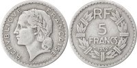 France 5 Francs Coin, Lavrillier, Aluminum, KM:888b.1 -