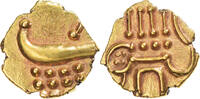 India Fanam Coin, Gold -