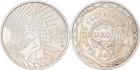 France 10 Euro Semeuse, Monnaie de Paris, Silver, KM:1580 -