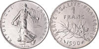 France Franc Coin, Semeuse, série FDC, Nickel, Gadoury:474 -