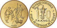 West African States 10 Francs Coin, Monnaie de Paris, ESSAI -