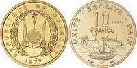 Djibouti 10 Francs Coin, Monnaie de Paris, ESSAI -
