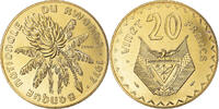 Rwanda 20 Francs Coin, Monnaie de Paris, ESSAI, Brass, KM:E6 -